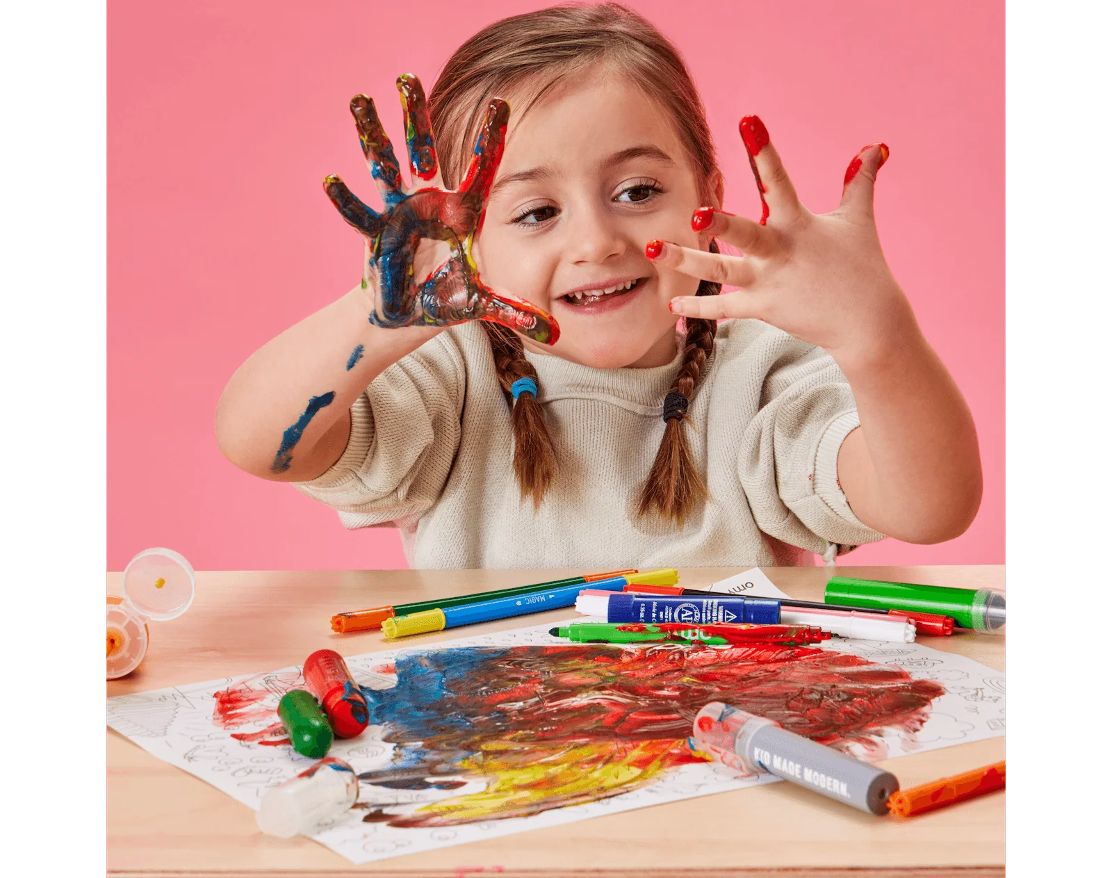 Finger Paint Tubes - Set of 6 - Image 2