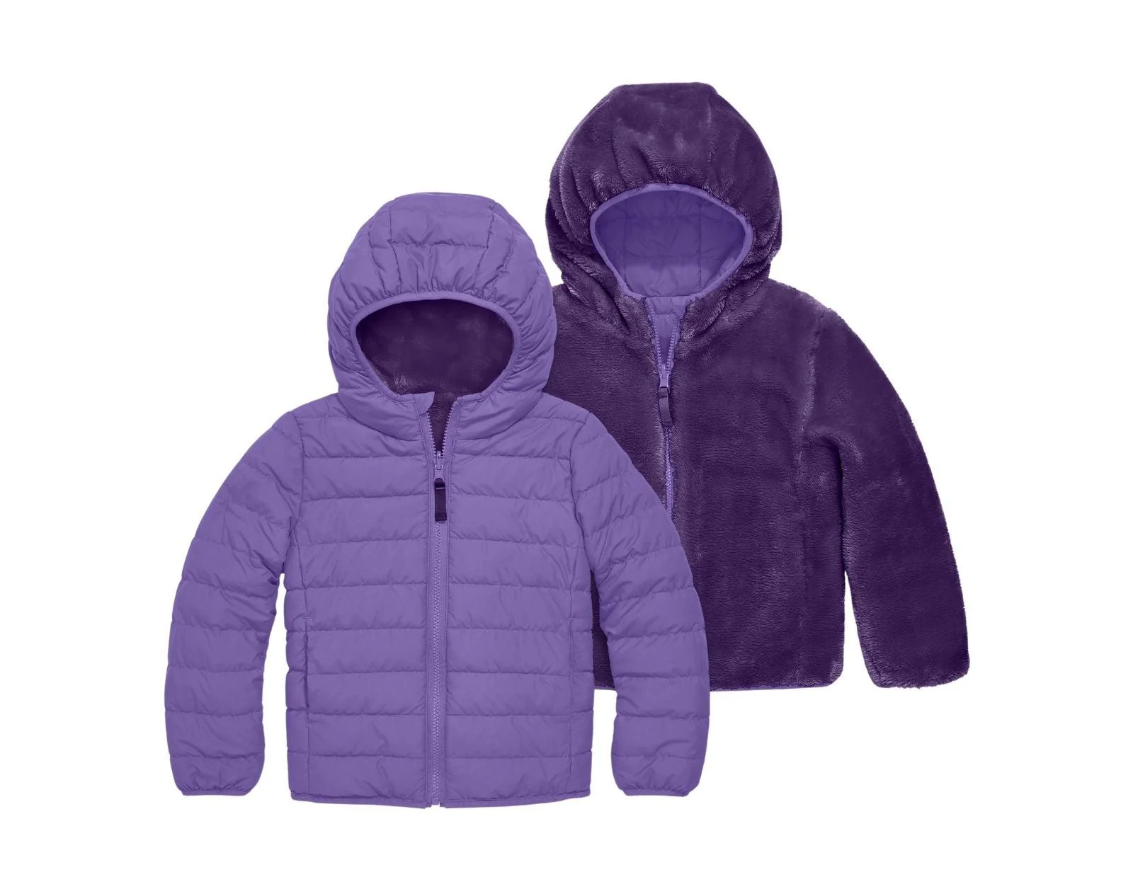 Reversible Fleece Puffer Jacket - Image 10