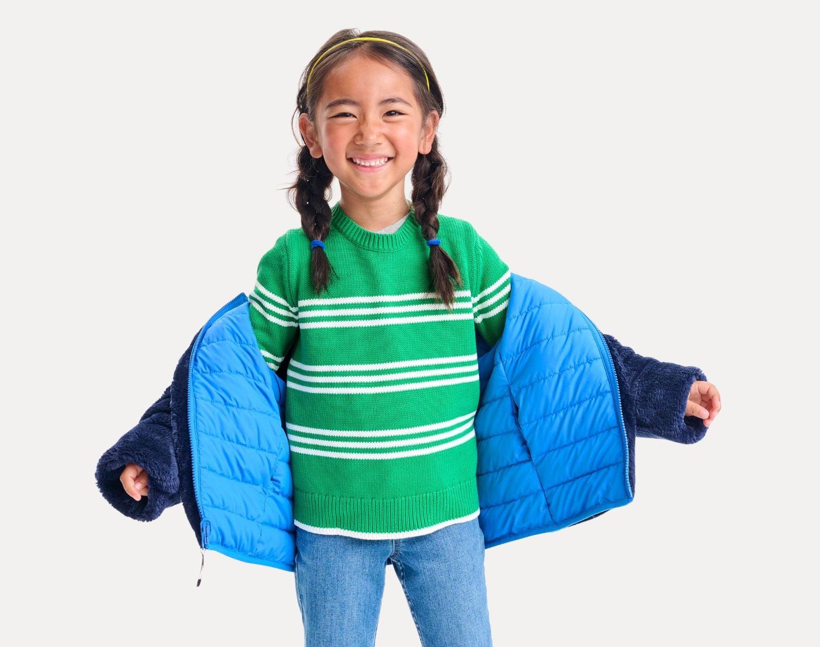 Reversible Fleece Puffer Jacket - Image 4