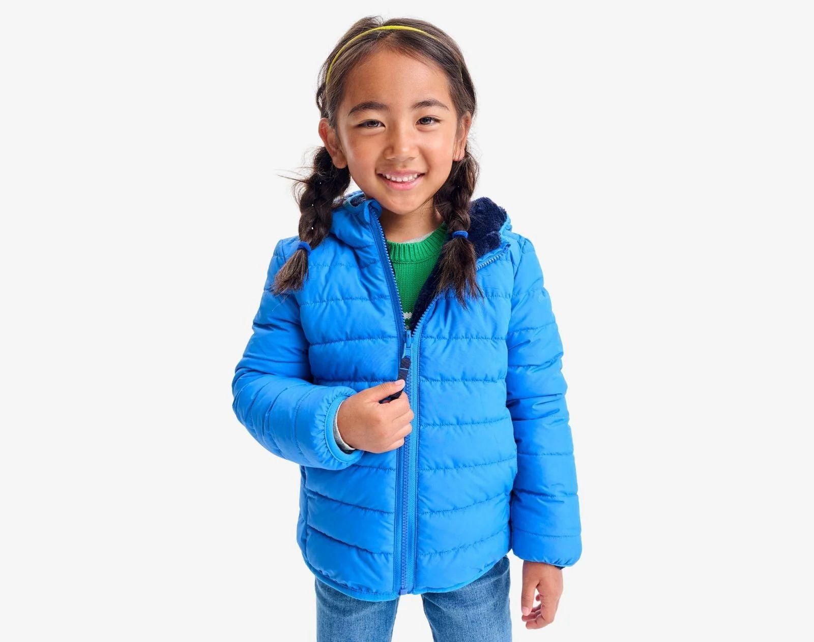 Reversible Fleece Puffer Jacket - Image 5