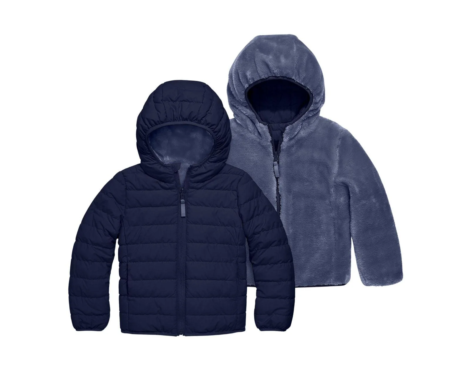 Reversible Fleece Puffer Jacket - Image 7