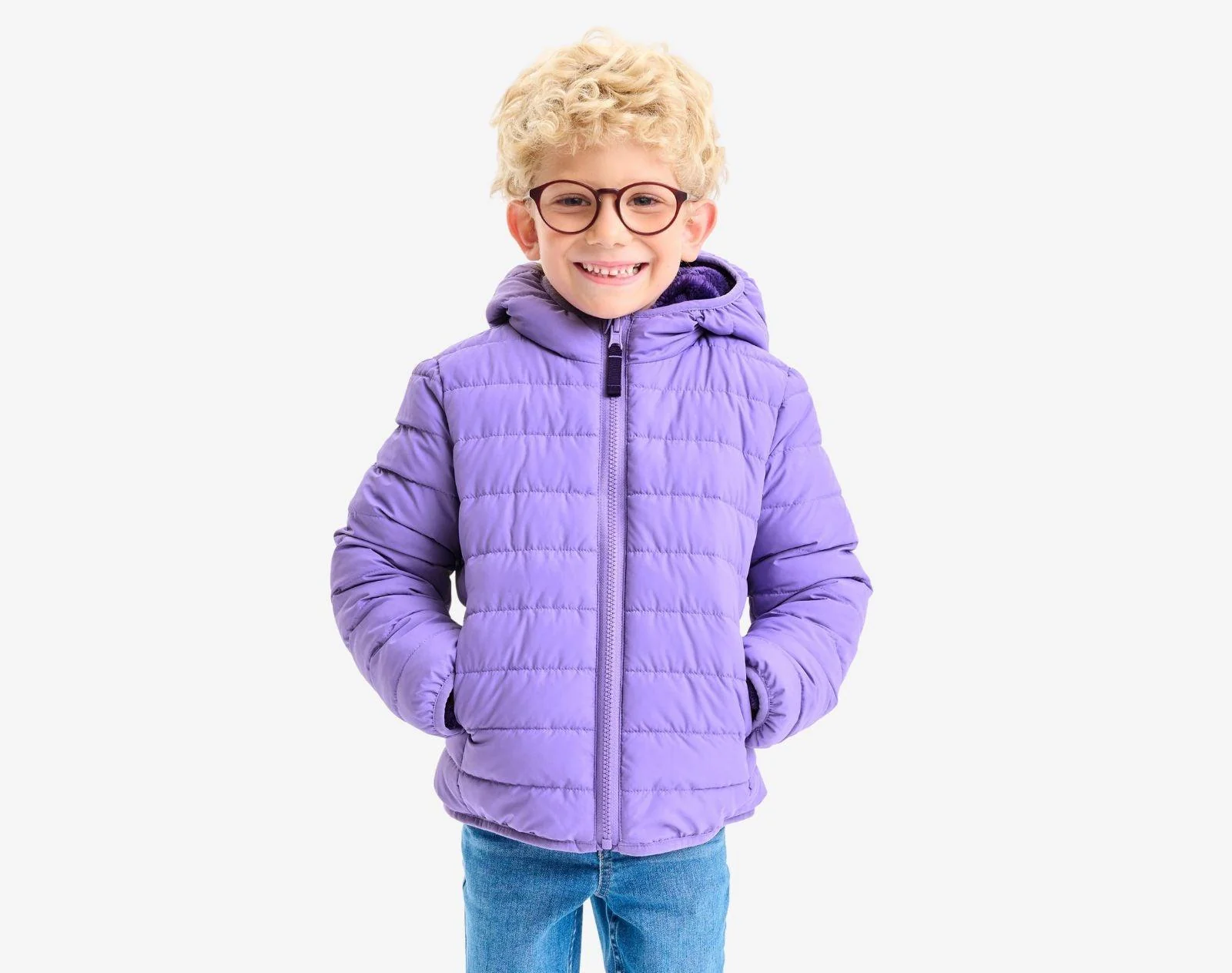 Reversible Fleece Puffer Jacket - Image 8