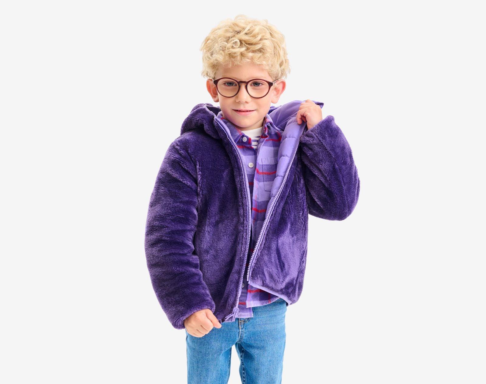 Reversible Fleece Puffer Jacket - Image 9