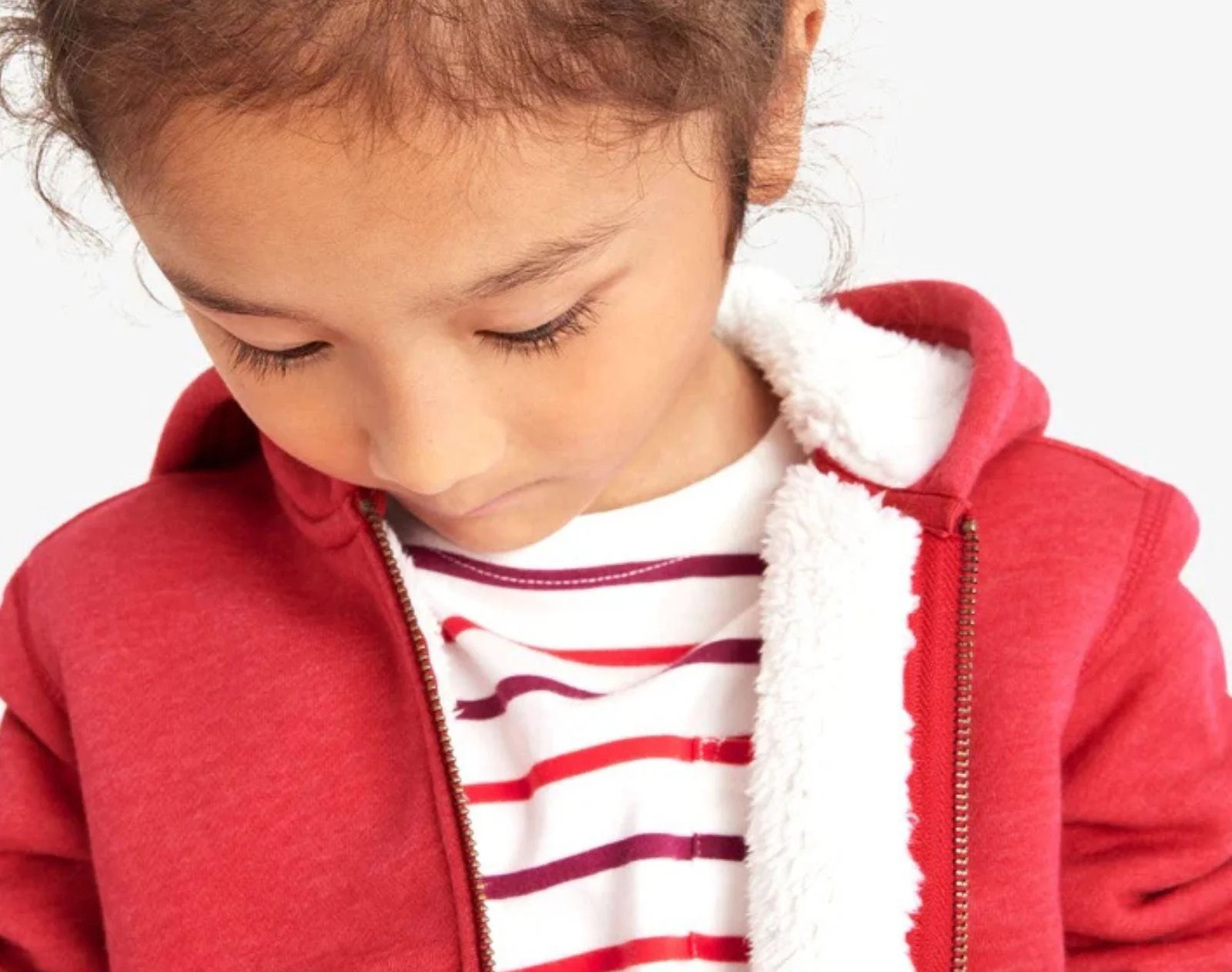Teddy Fleece-Lined Zip Hoodie - Image 3