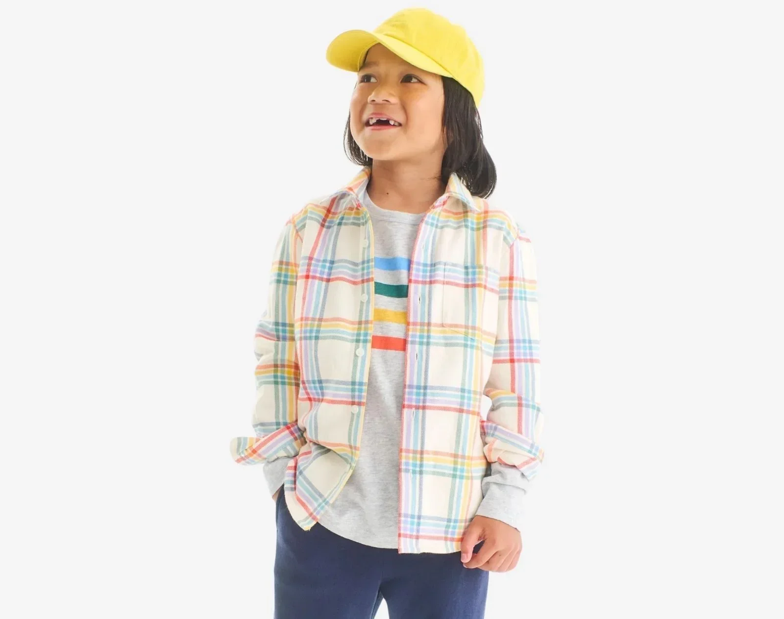 Long Sleeve Button Down - Rainbow Flannel - Image 2
