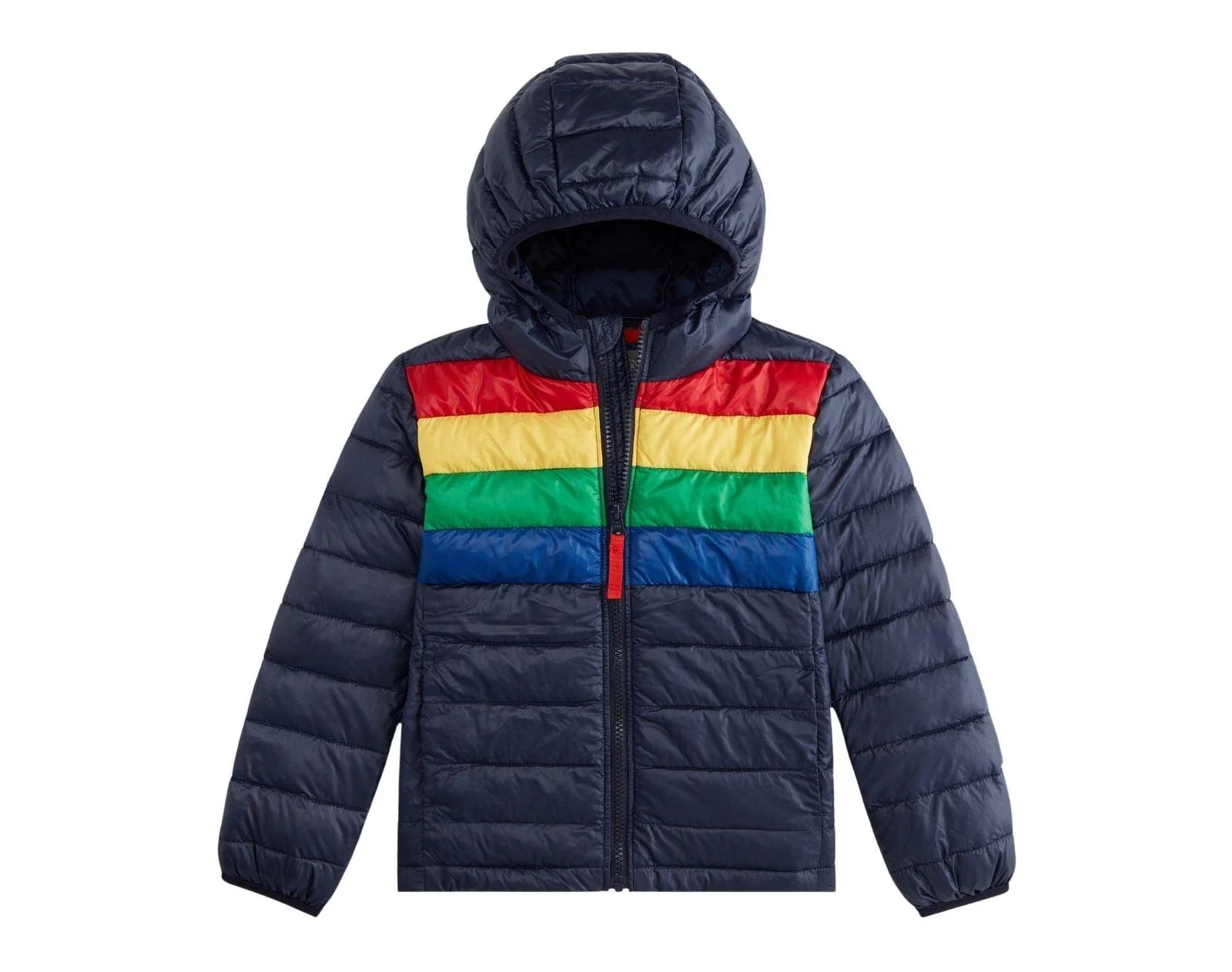 Striped Lightweight Puffer Jacket - Image 5